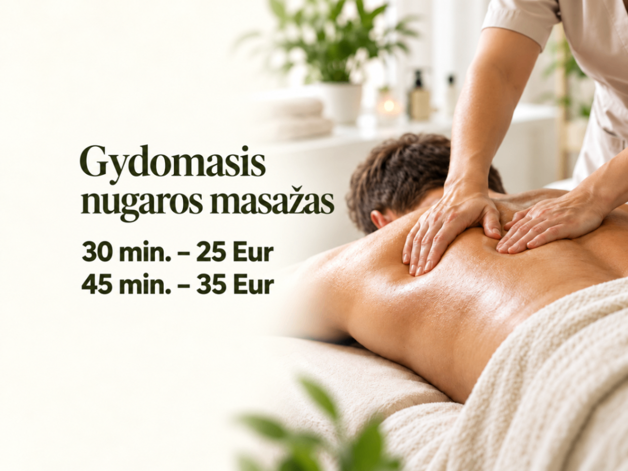 Gydomasis nugaros masažas